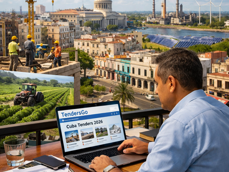 Cuba tender notices 2026 by sector