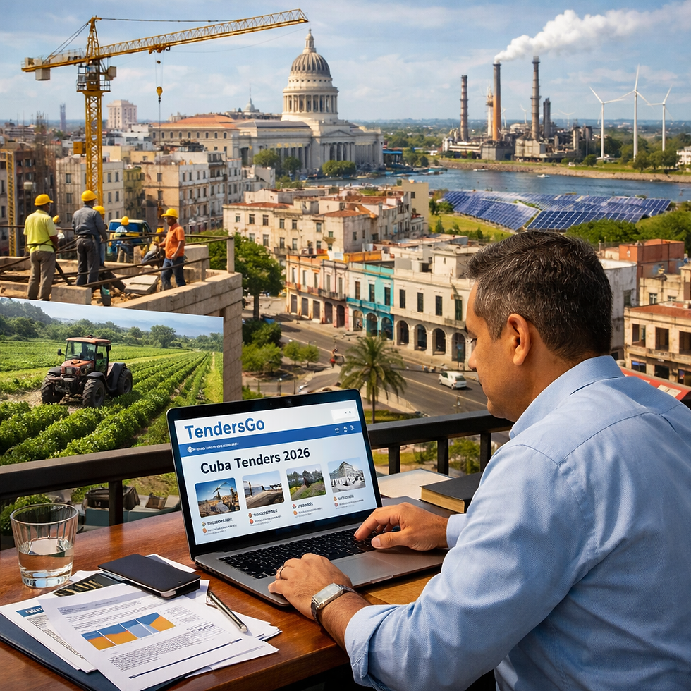 Cuba tender notices 2026 - Cuba - TendersGo Country Guide - TendersGo article image
