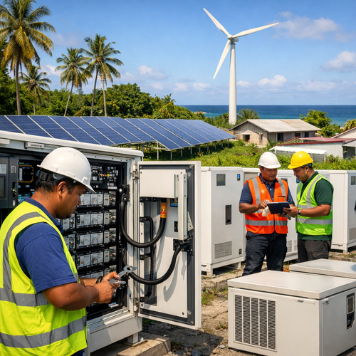 Tokelau's 90% Solar Power Transition: Battery Upgrade Project