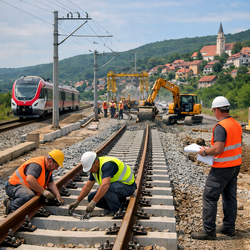 Croatia Signs €279M Rail Contract for Zagreb-Karlovac Upgrade in 2026