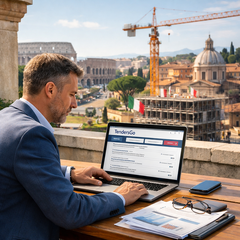 Italy Tender Alerts: Find Bids with TendersGo AI