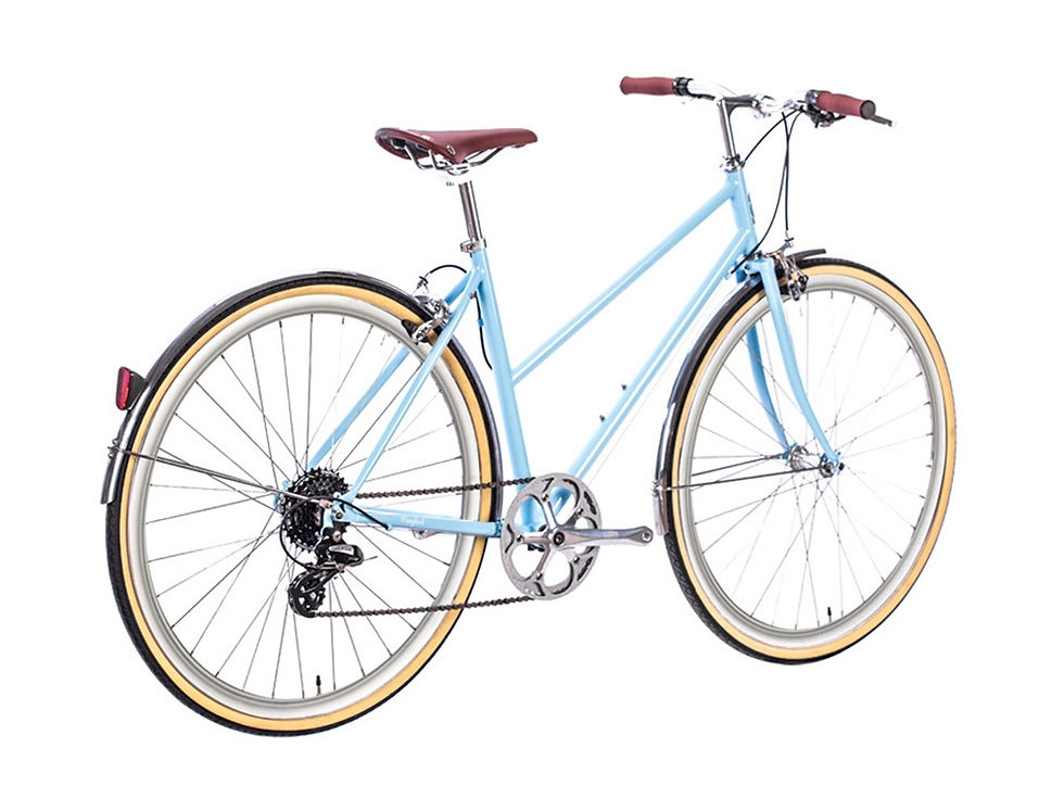 Thumbnail: 6KU Odessa Maryland Blue women's city bike, blue