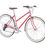 Thumbnail: 6KU Odessa Madison Gold women&#39;s city bike, red