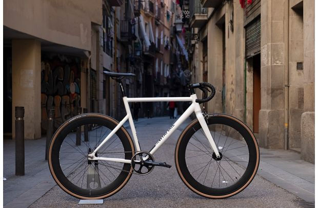 Thumbnail: SANTAFIXIE RAVAL White 2.0 velosipēds, balts, 60mm aploces
