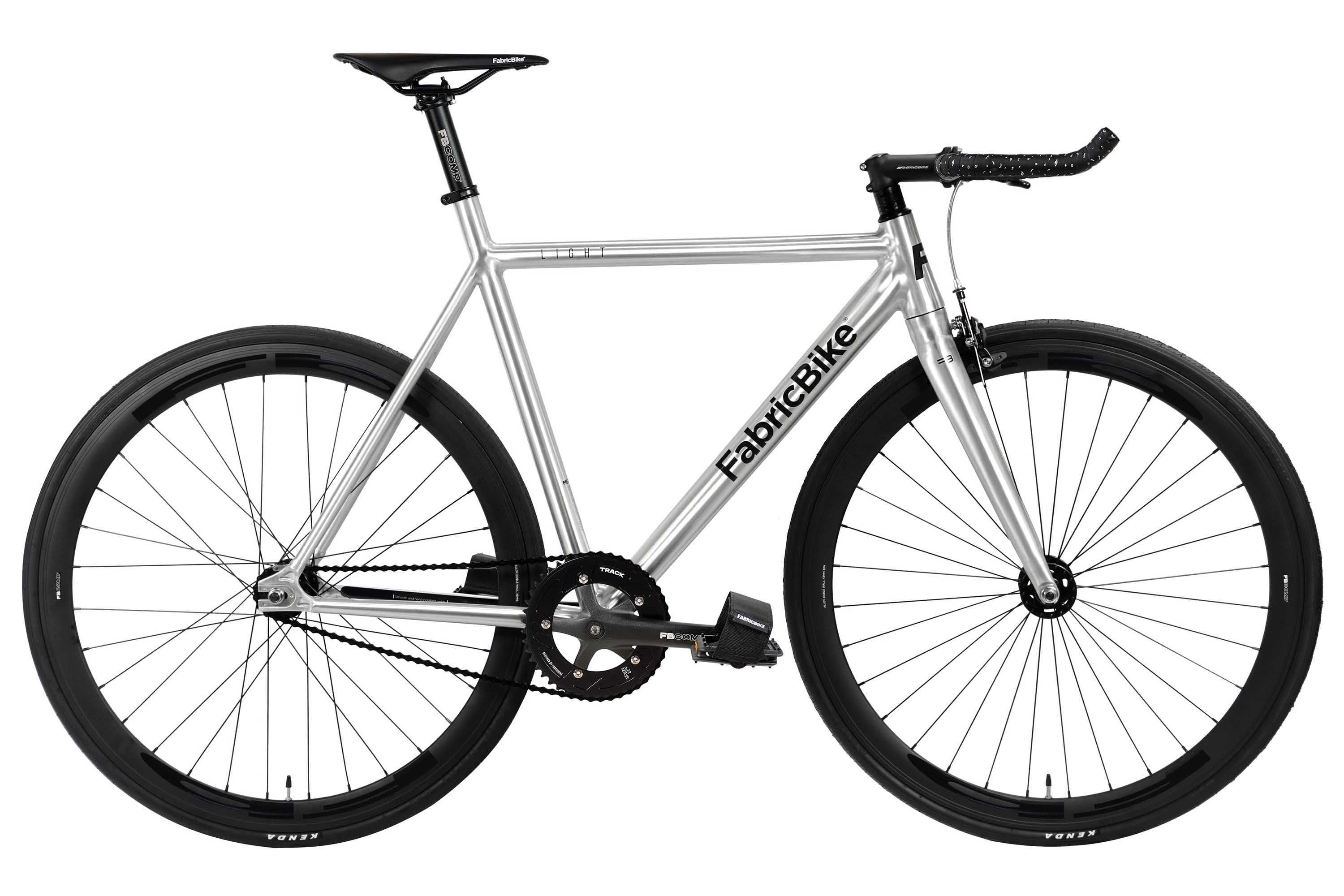 FabricBike Light bike, Polished silver color