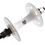 Thumbnail: BLB Track bicycle front hub, white