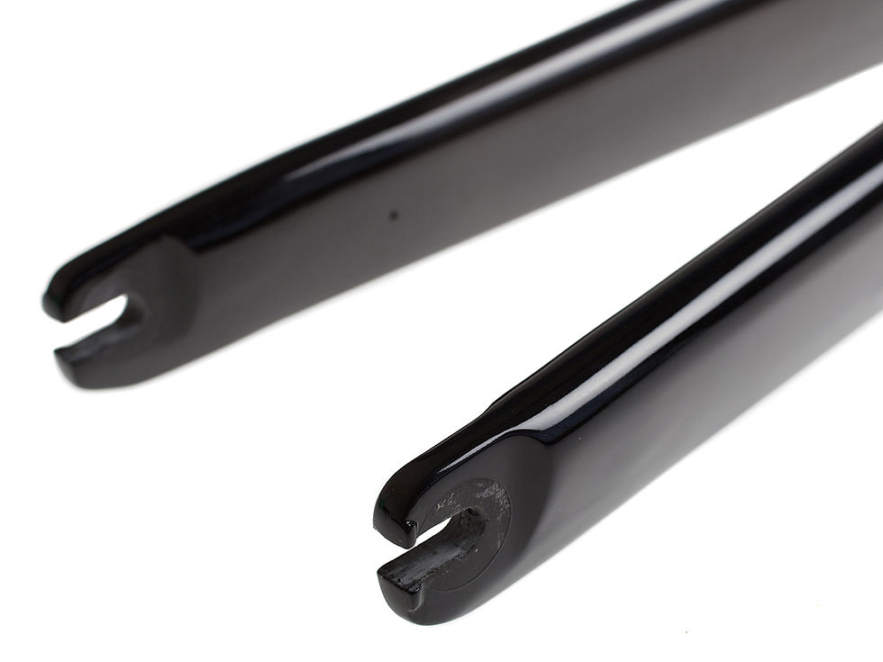 Thumbnail: BLB AF01 Carbon Gloss Black carbonated fork, glossy black
