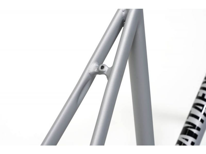Sīktēls: Santafixie Raval rāmis + dakša, Matte Grey metāliski pelākā krāsā