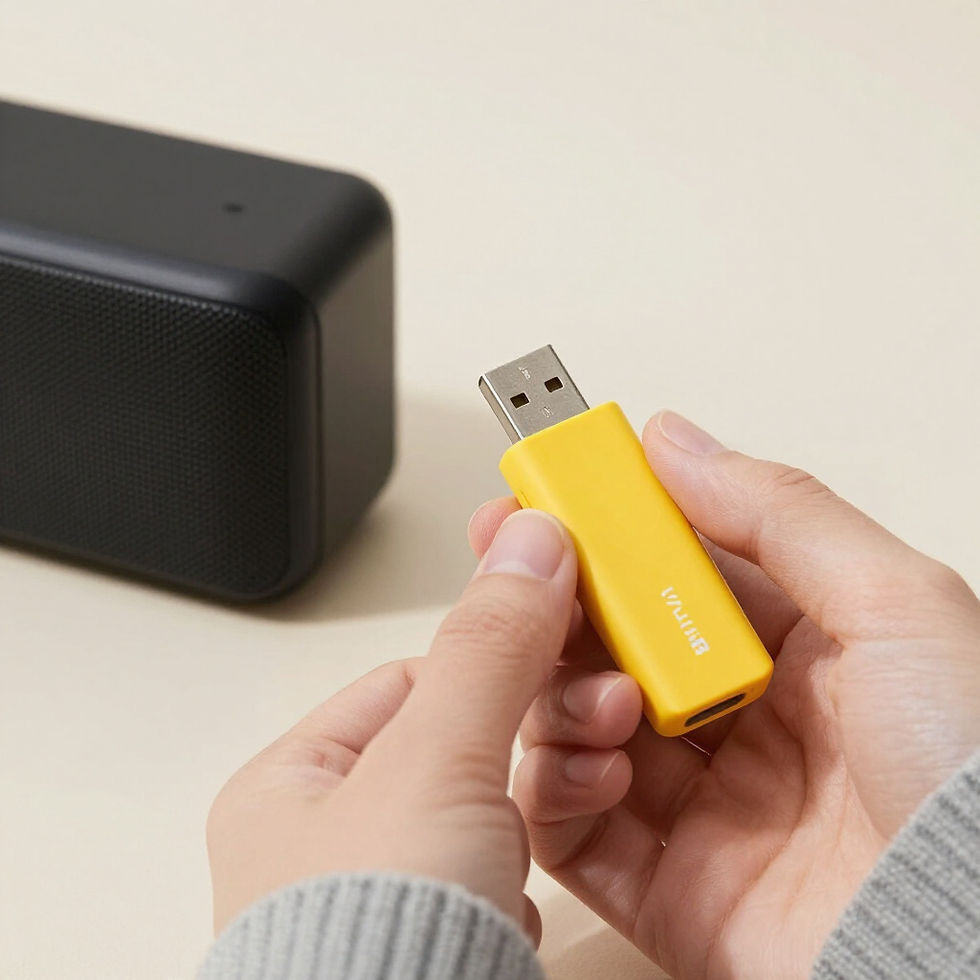 USB memory stick and player
