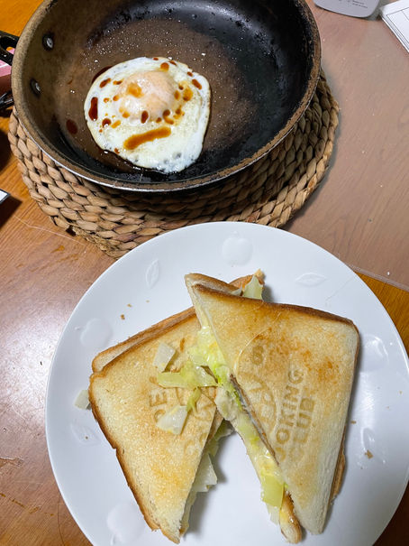 ある朝の朝食