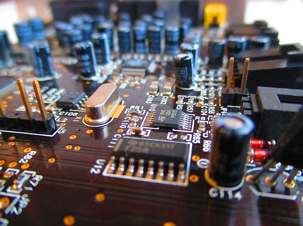 circuit board ic crystal mhz