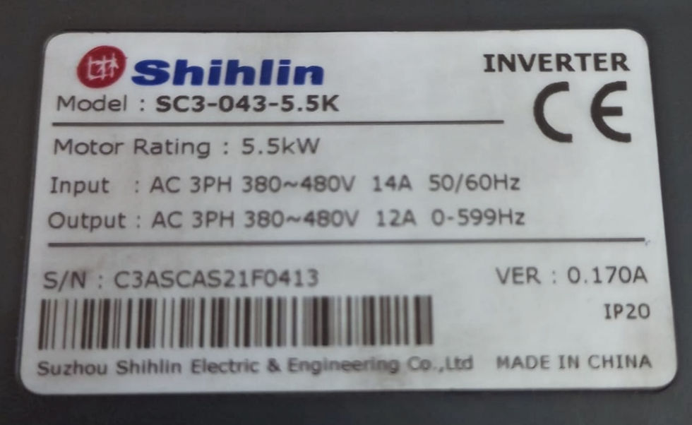 Thumbnail: Shihlin SC3-043-5.5K inverter 440v 3 phase