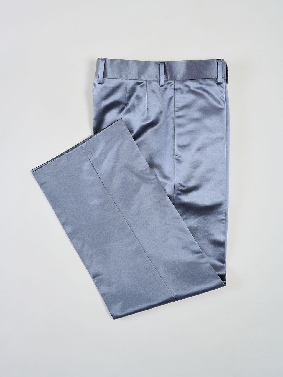 Pantalon gris acier soirée homme unisexe sur mesure fratelli mocchia di coggiola