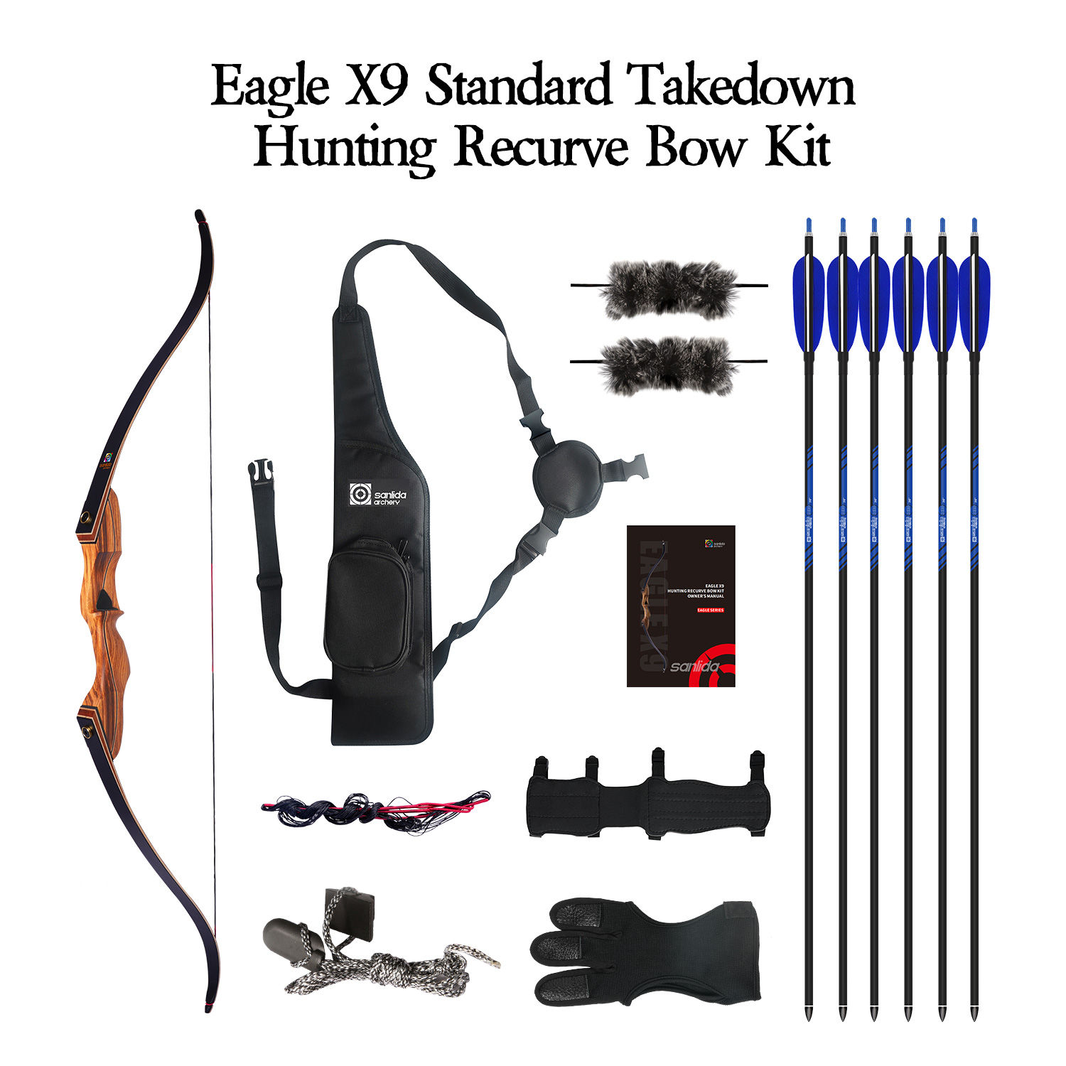 BOW X9 TD RECURVE KIT RH