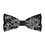 Thumbnail: Black White Shell Bow Tie
