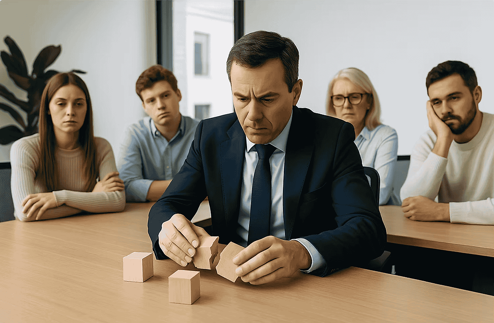 common leadership mistakes is lack of trust