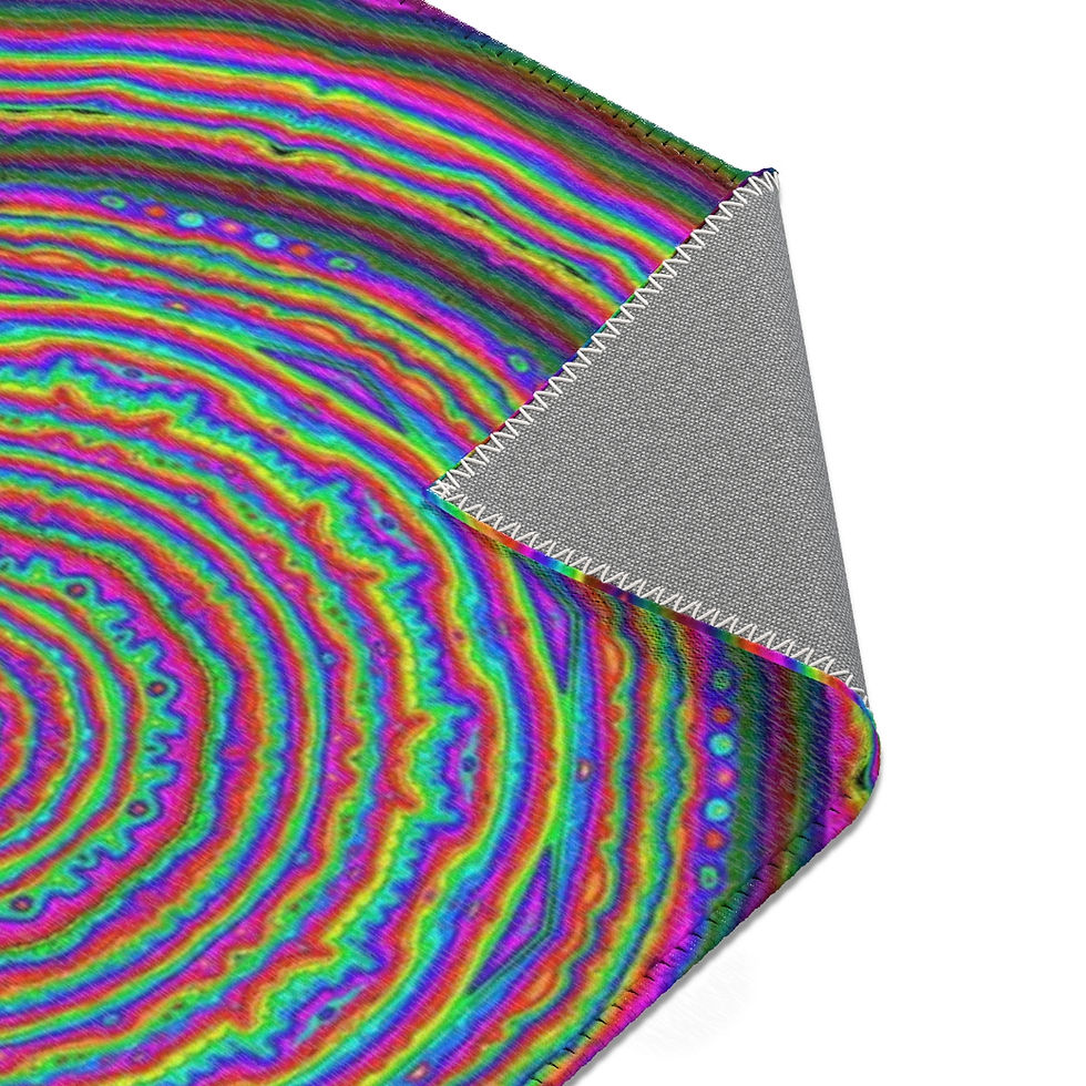 Thumbnail: Trippy Mandala Rug