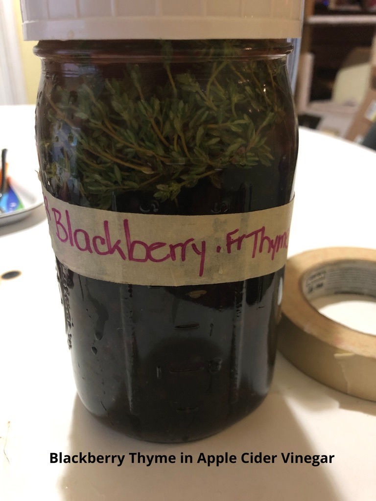 Blackberry Thyme Vinegar