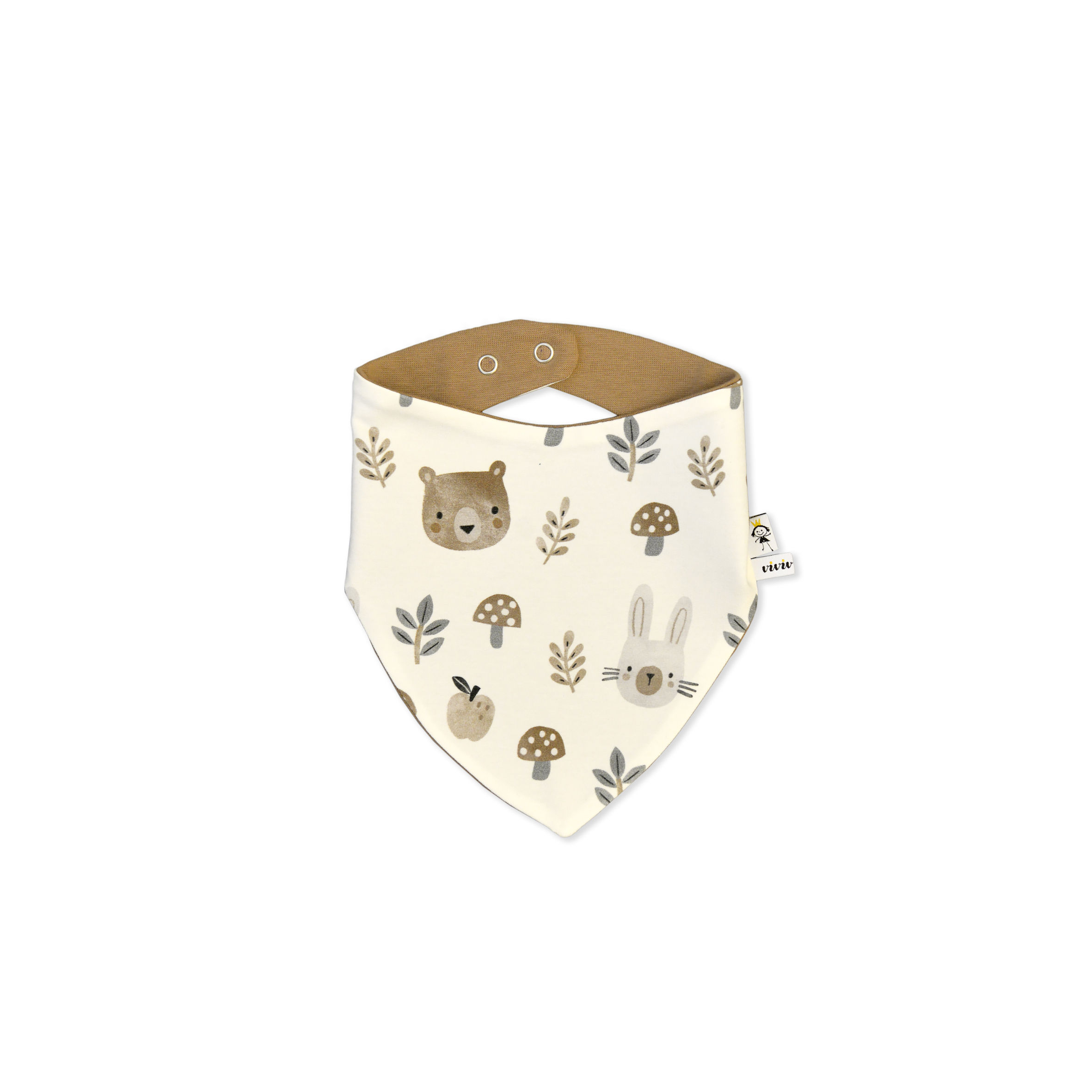 Wendbares  Lätzli - Tiere/ Reversible bib - Animals