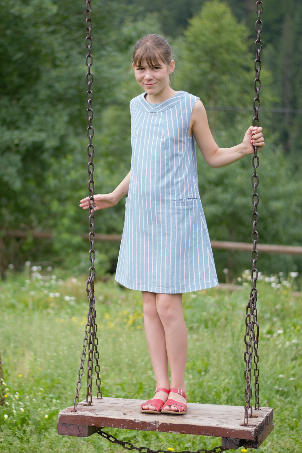 Miniaturbild: Jeansrock -  Élégance 1/ Jeans dress - Élégance 1