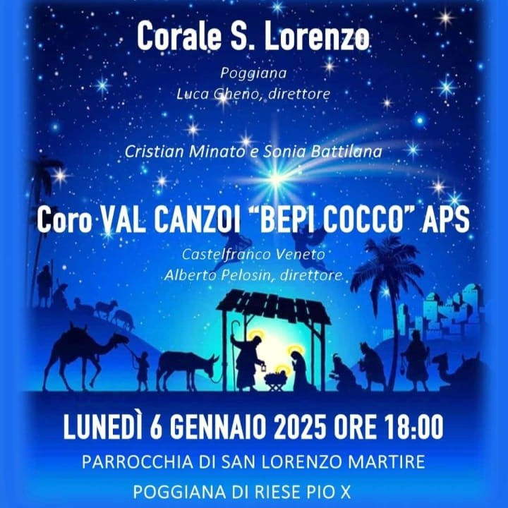 Concerto di Natale a Poggiana di Riese Pio X