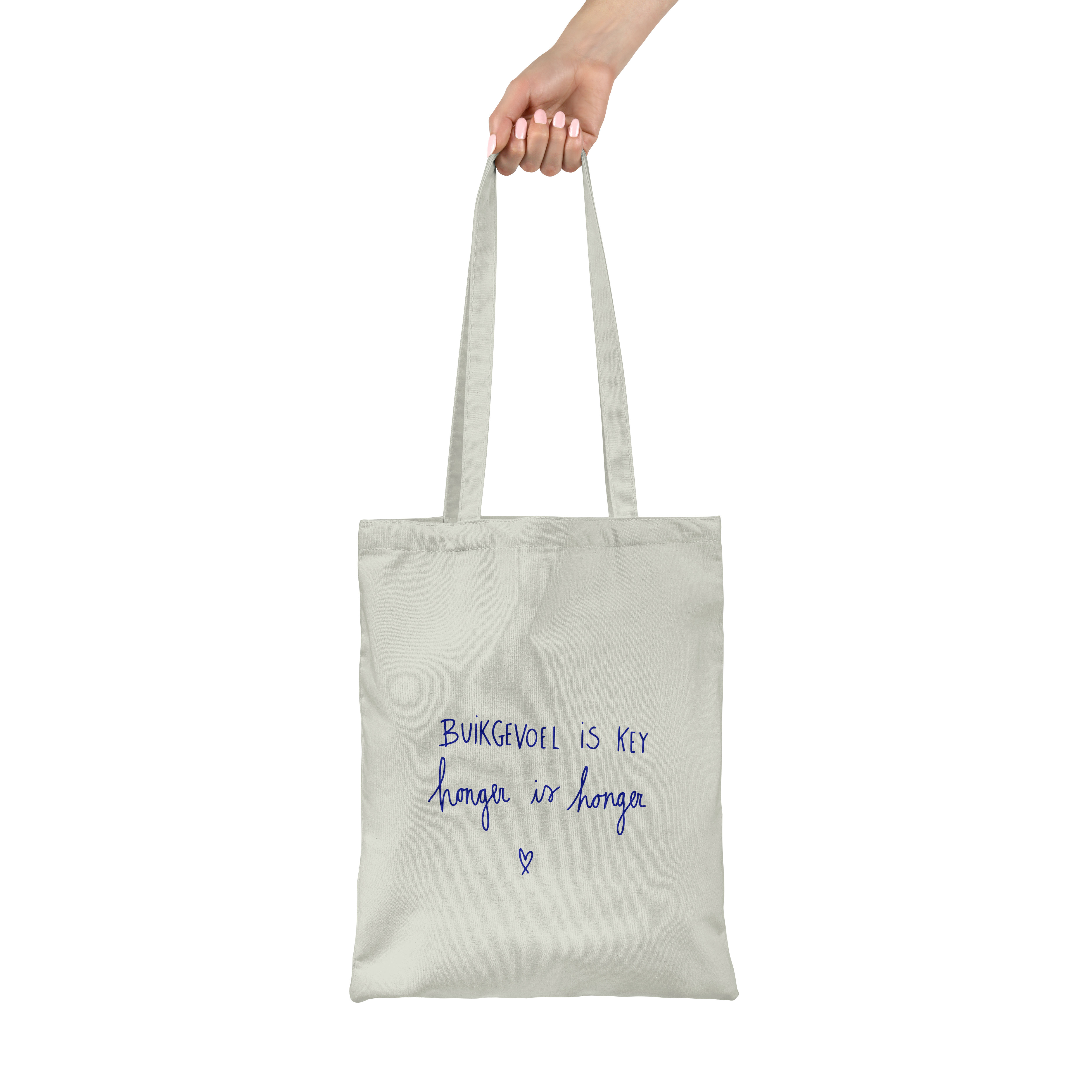 Buikgevoel is key - tote bag