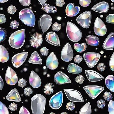 black background with silver iridescent gems shining.jpg