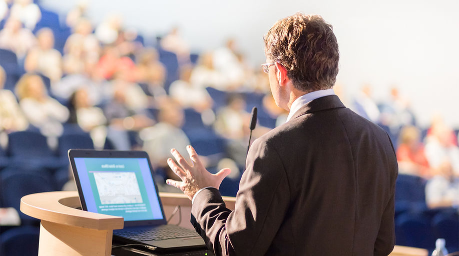 Speaker Giving Presentation