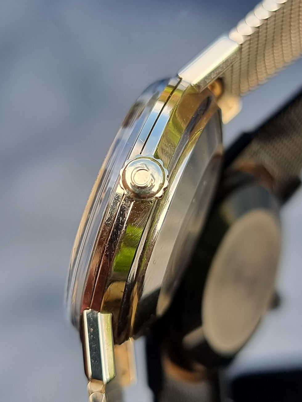 Thumbnail: 1973 Omega Geneve 9k Gold
