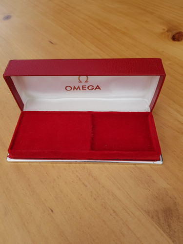 Omega Red Watch Box | omegavintagewatches