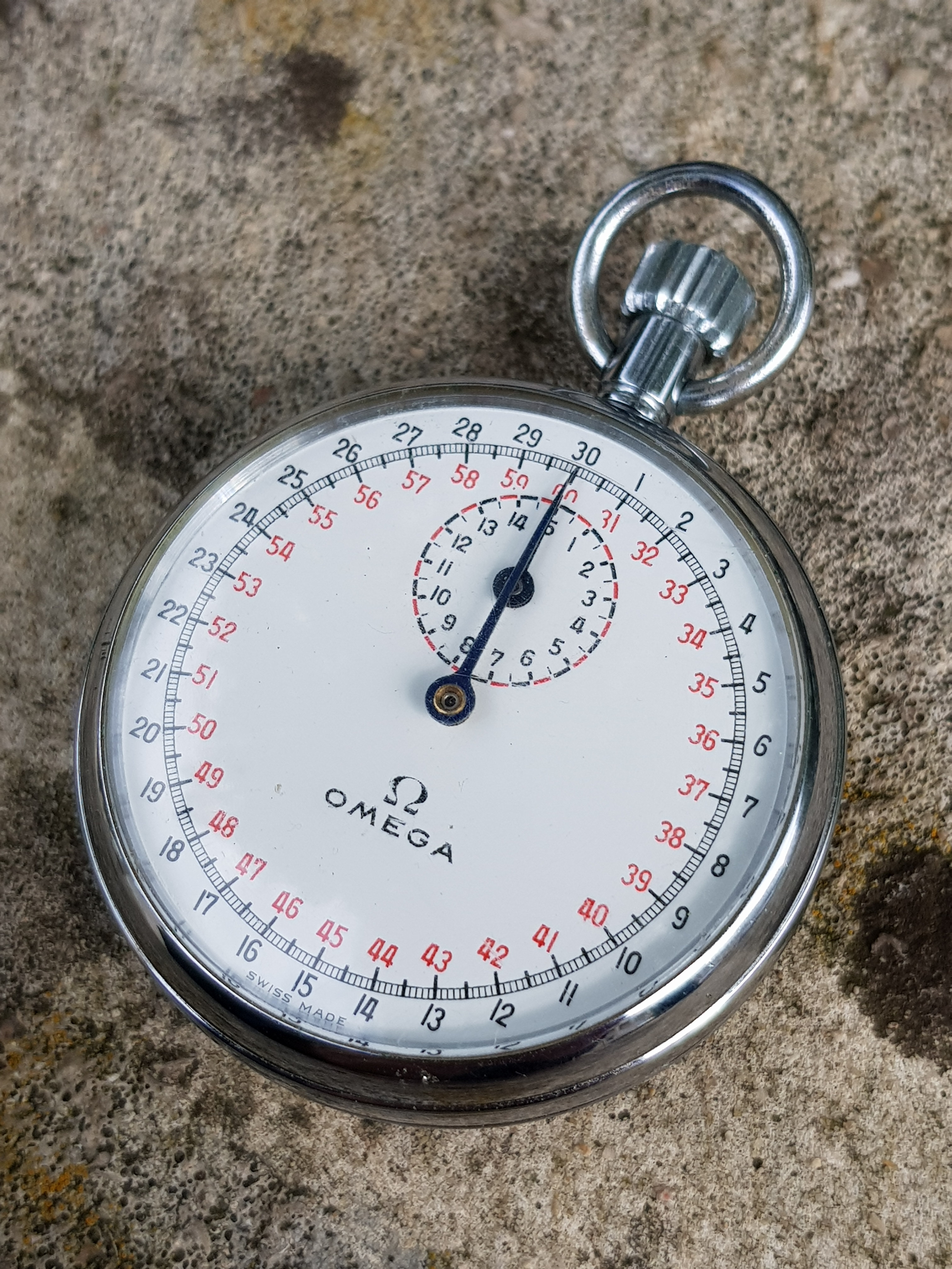 1960s Omega Stopwatch MG1168. 1/10th 