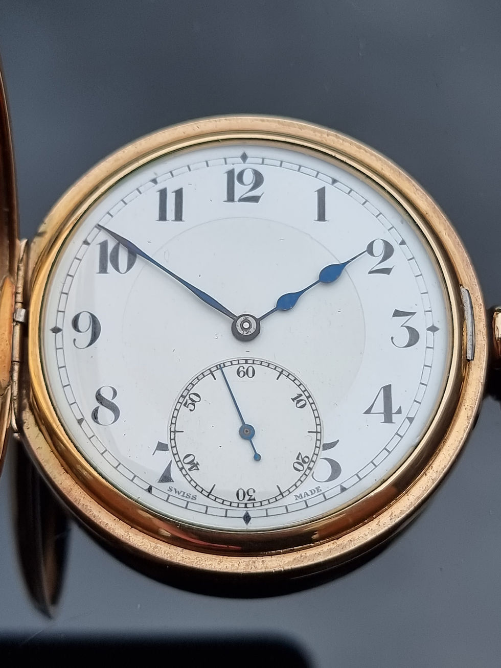 Thumbnail: 1920s Syren Half Hunter Pocket Watch