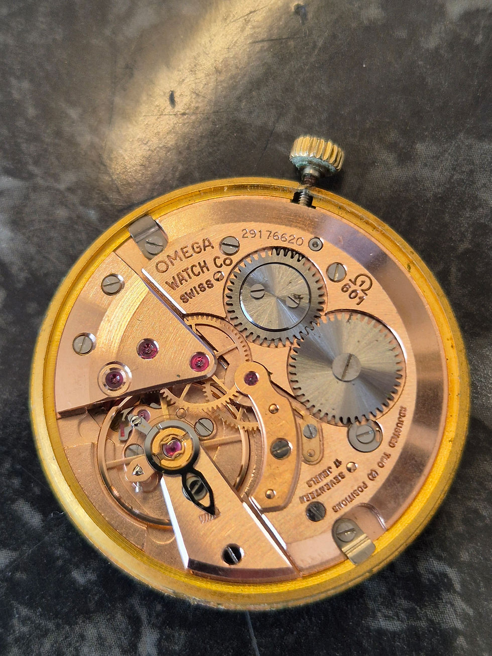 Thumbnail: 1970 Omega Geneve 9k Gold