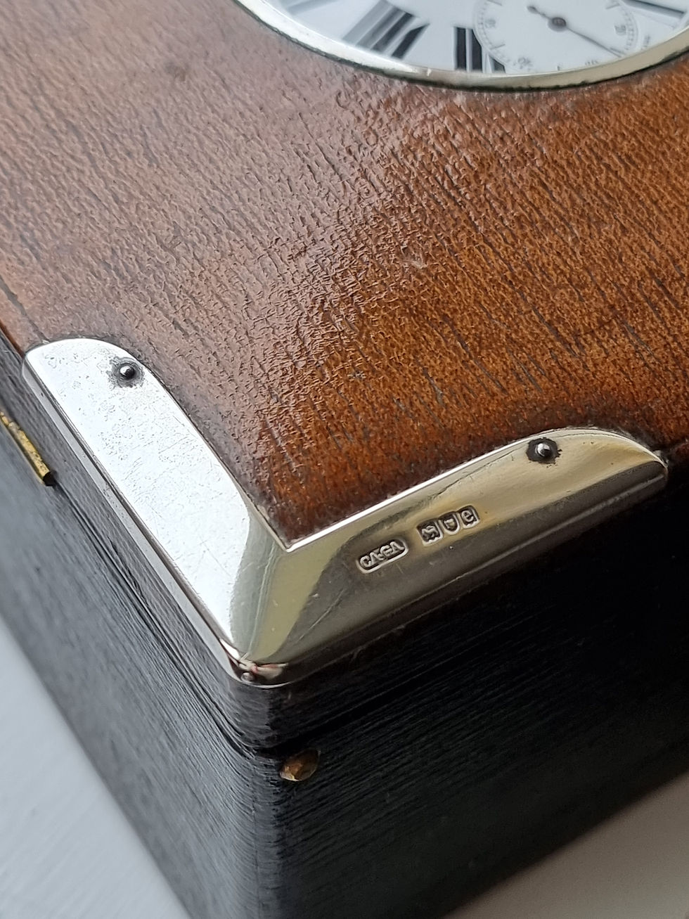 Thumbnail: 1900 Omega Goliath Desk Clock With Light