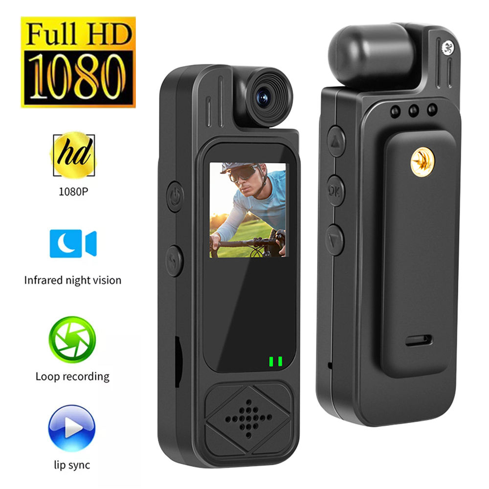 Mini Body Camera 1080P HD Sports Camera Infrared Night Vision Digital Video Reco