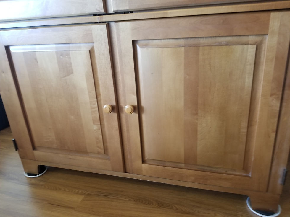 After repairs to an armoire