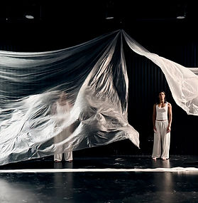 LAMDA Directors' Showcase 2026 Devised & Directed by  Cordelia Grierson
Location : The Carne Studio Theatre at LAMDA
Inspired by the myth of Arethusa, this new devised performance work transforms bodies, voice, movement, water, and material into a sensory landscape of pursuit and metamorphosis. 