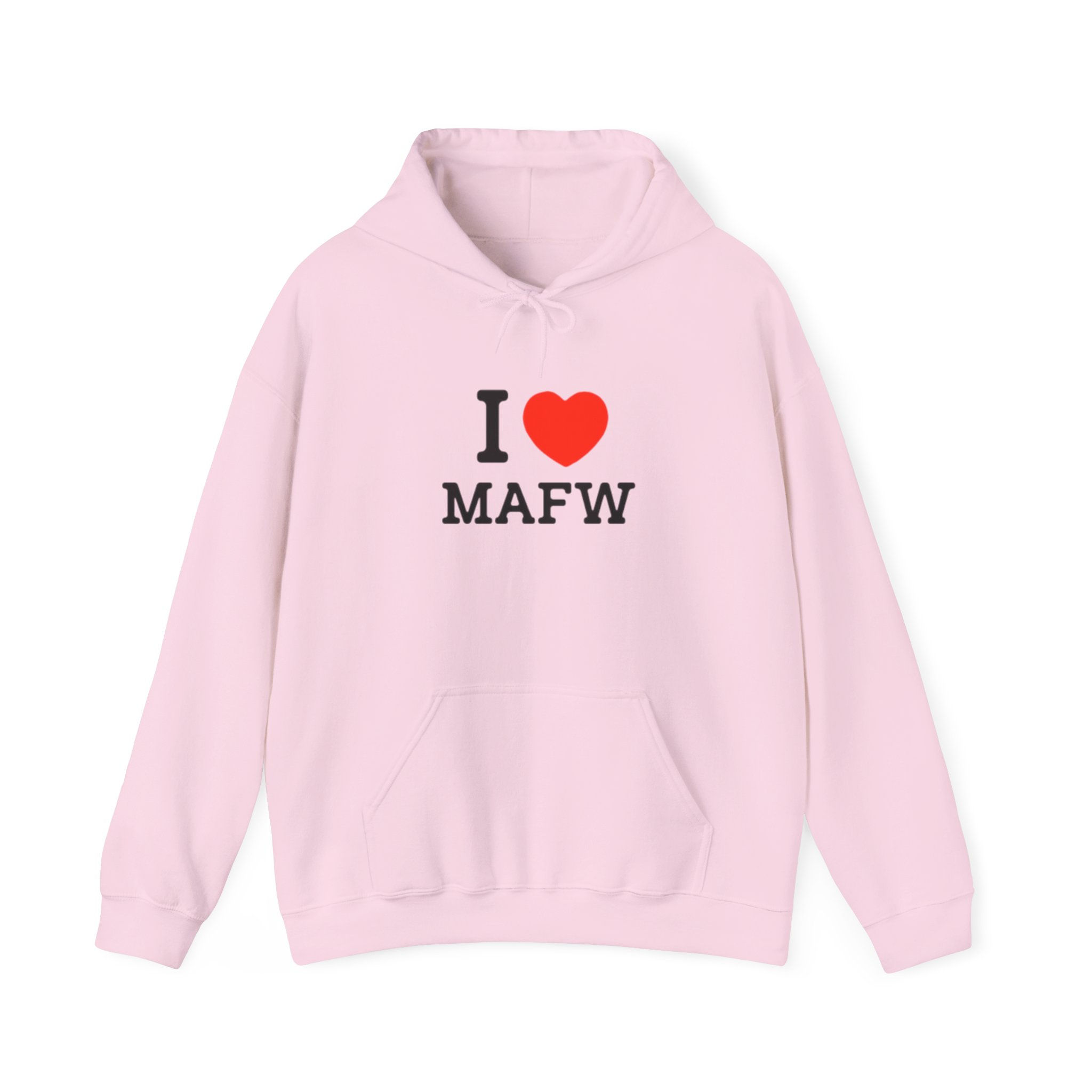 Limited Edition MAFW Valentine's Pink Hooded Sweatshirt