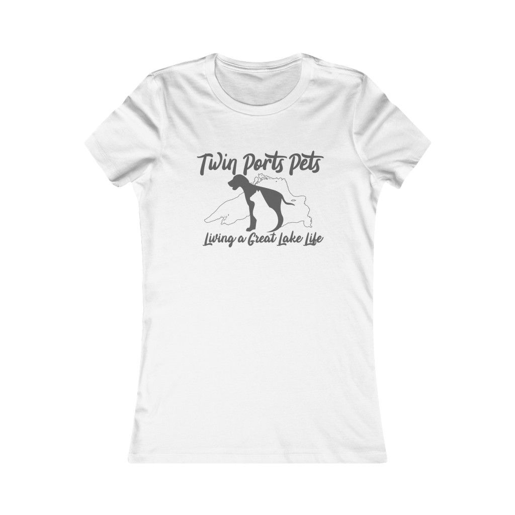 Twin Ports Pets Living a Great Lake Life - Women's Favorite White Tee