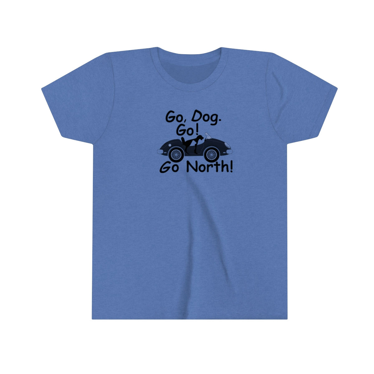 Go Dog Go, Go North - Youth Short Sleeve Tee
