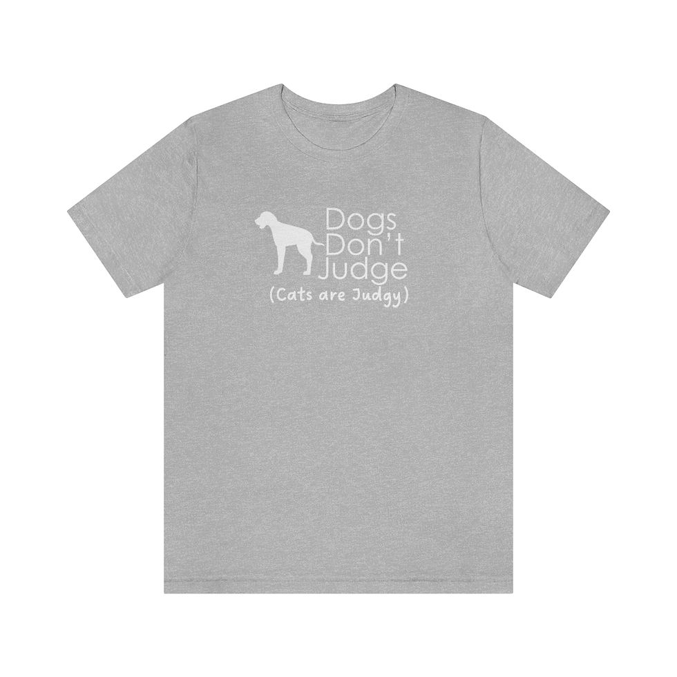 Thumbnail: Dogs Don't Judge - Mens Unisex Softstyle T-Shirt