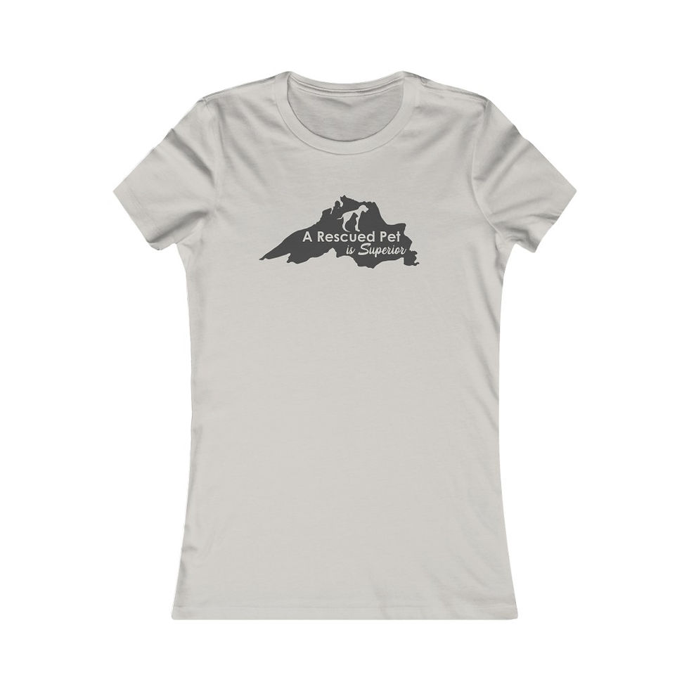 Thumbnail: A Rescued Pet is Superior - Women's Favorite Tee