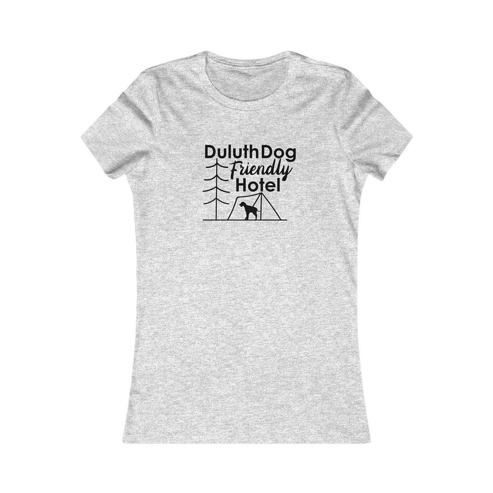 Thumbnail: Duluth Dog Friendly Hotel - Women's Favorite white and color Tee