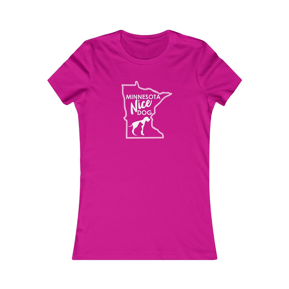 Thumbnail: MINNESOTA Nice DOG - Women's Favorite Tee