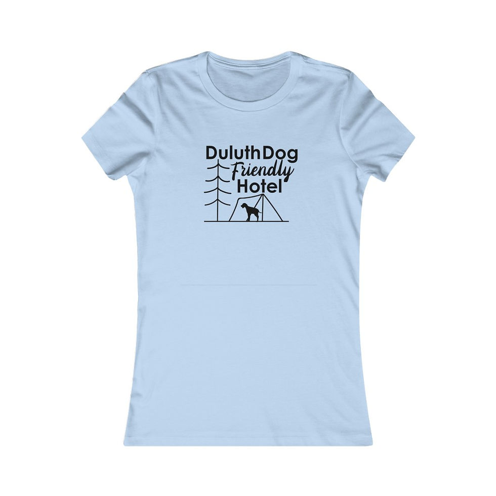 Thumbnail: Duluth Dog Friendly Hotel - Women's Favorite white and color Tee
