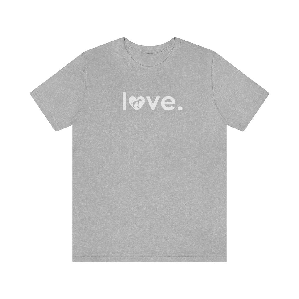 Thumbnail: love Cat and Dog - Unisex Mens Jersey Short Sleeve Tee