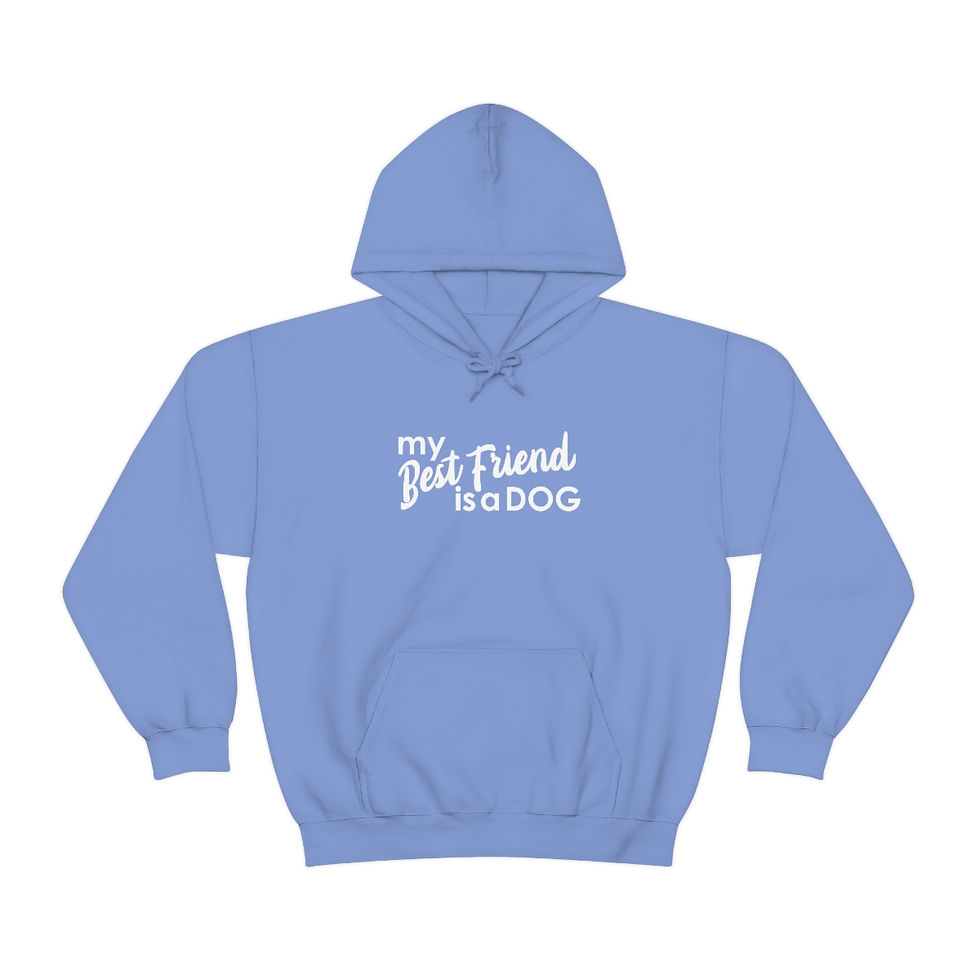 Thumbnail: My Best Friend is a Dog - Unisex Heavy Blend™ Hooded Sweatshirt