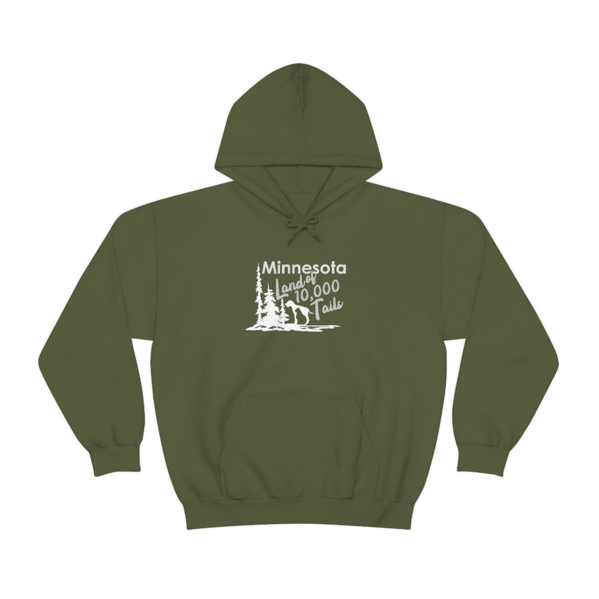 Minnesota - Land of 10,000 Tails - Unisex Heavy Blend™ Hooded Sweatshirt