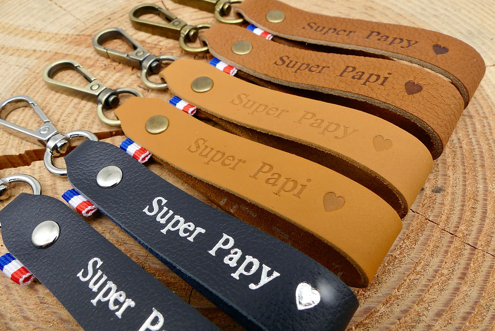 Miniature : Porte-clés "Super Papi/y"