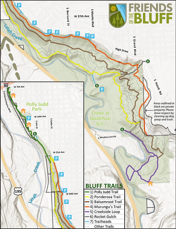 Trail Map Friends of the Bluff